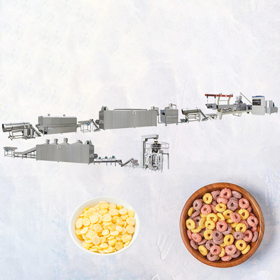 Linia do produkcji płatków śniadaniowych ze stali nierdzewnej Maszyna do produkcji płatków kukurydzianych