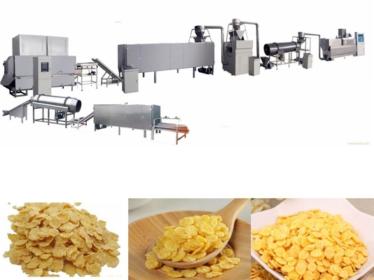 Maszyna do produkcji płatków kukurydzianych o dużej pojemności 500 - 1000 kg / H
