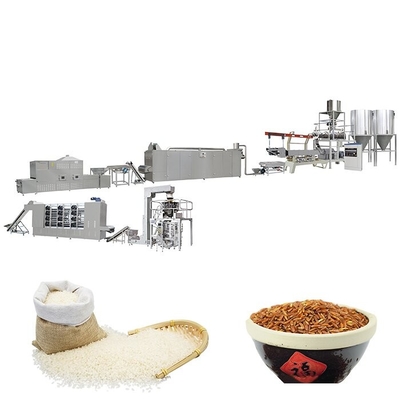 Linia do przetwarzania sztucznego ryżu o pojemności 500 kg / godz. Stal nierdzewna