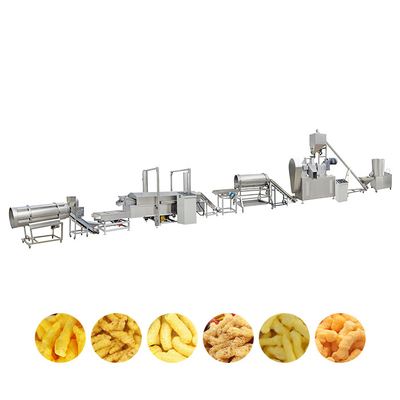 Linia produkcyjna Kurkure 100 kg / H Maszyna do produkcji sera kukurydzianego Gri